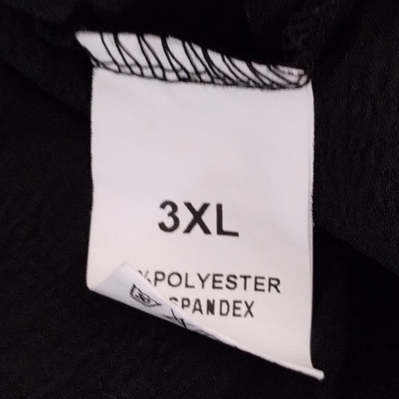 Size 3XL Black Spaghetti-Strap Romper - Picture 2 of 9